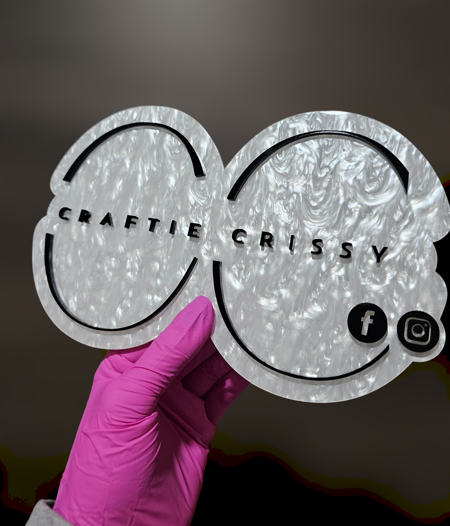 Custom Acrylic Logo Watermark – Sign for Branding & Photography